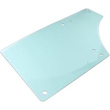 TOPKEY R198624 Left Hand LH Door Glass for John Deere Tractor 5075M 5083E 5085E 5090M 5100E 5220 5320 5420 5525 5625 6110D 6115D 6125D 6130D 6140D 210K 4630 Transparent Green Tempered Glass