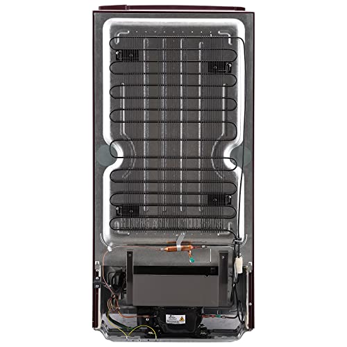 Image of LG 185 L 4 Star Direct-Cool Inverter Single Door Refrigerator (GL-B199OSEY, Scarlet Euphoria, Smart Connect)