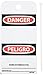 NMC RPT109 "DANGER - DO NOT REMOVE THIS TAG" Bilingual Accident Prevention Tag, Unrippable Vinyl, 3" Length, 6" Height, Black/Red on White (Pack of 25)