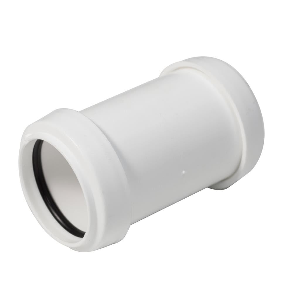 Floplast White Pushfit Waste Pipe Coupling - 32Mm 5055149903335