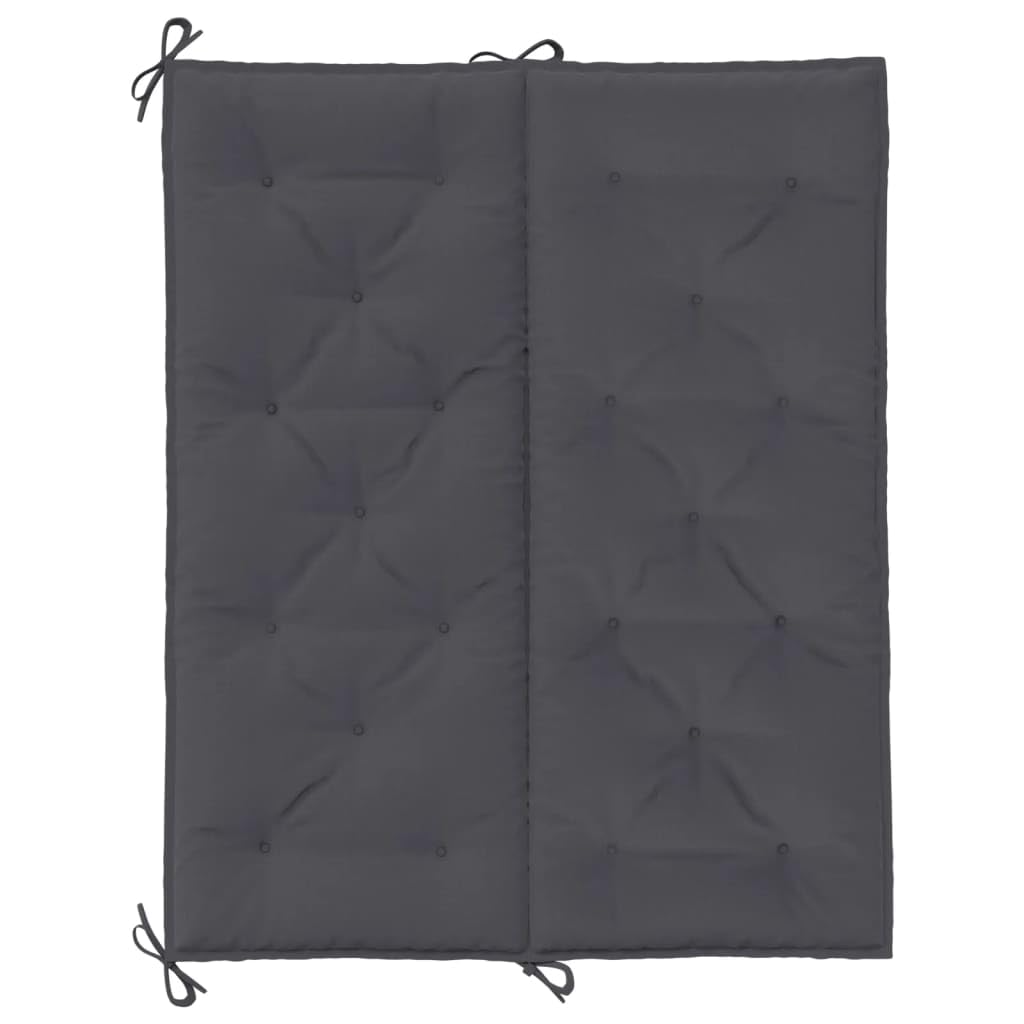 vidaXL Cuscino per dondolo in tessuto grigio antracite 120 cm