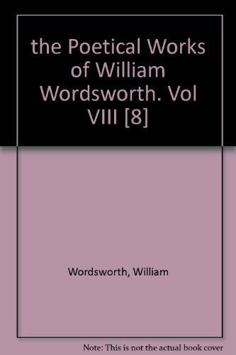 the Poetical Works of William Wordsworth. Vol V... B008PR6WL6 Book Cover