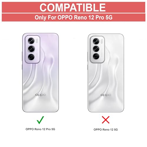 Image of Zapcase Back Case Cover for Oppo Reno 12 Pro 5G | Compatible for Oppo Reno 12 Pro 5G Back Case Cover | Clear Case with Camera Protection | (TPU + PC | Matte Black)