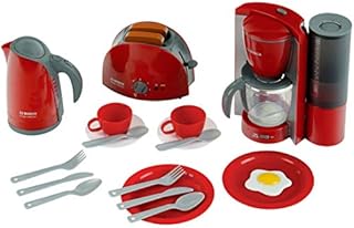 Theo Klein 9564 Bosch Breakfast Set I Kitchen Set Consisting of Toaster, Coffee Machine , Kettle and Much more I Toy for Children Aged 3 Years and up