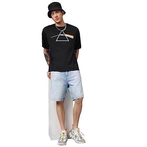 Image of Free Authority Minecraft Printed Loose Fit Grey Cotton Men's T-Shirt