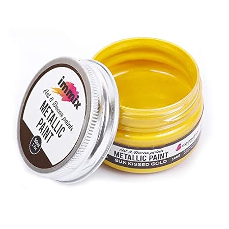immix Acrylic Metallic Colours, Sun Kissed Gold, 50 ml