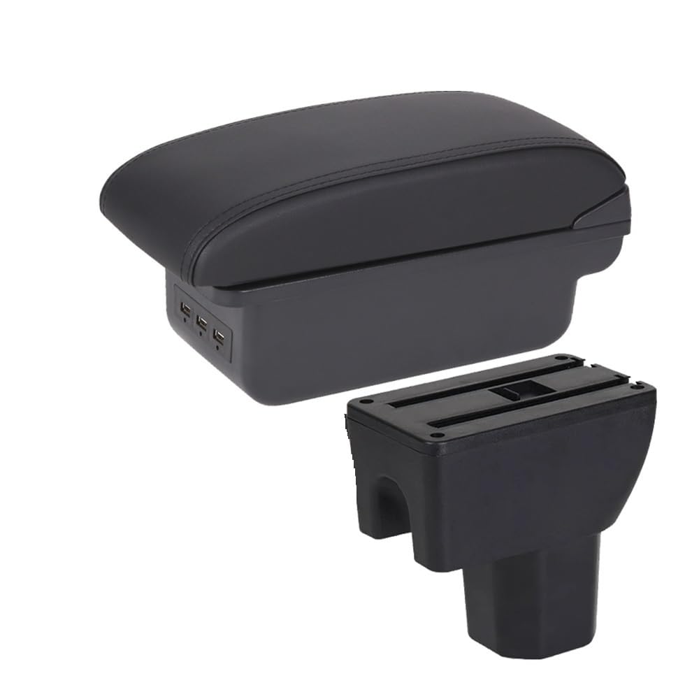 Aierdeyp B2 Black Line 3Usb Car Armrest Box For Suzuki For Ignis Car Armrest Box