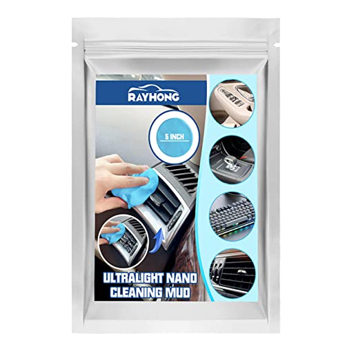 Gel de limpieza para coche, 20 g, reutilizable, limpiador de gel universal para ventilación de coche, masilla de limpieza automática, removedor de polvo para salpicadero, goma de limpieza mágica para