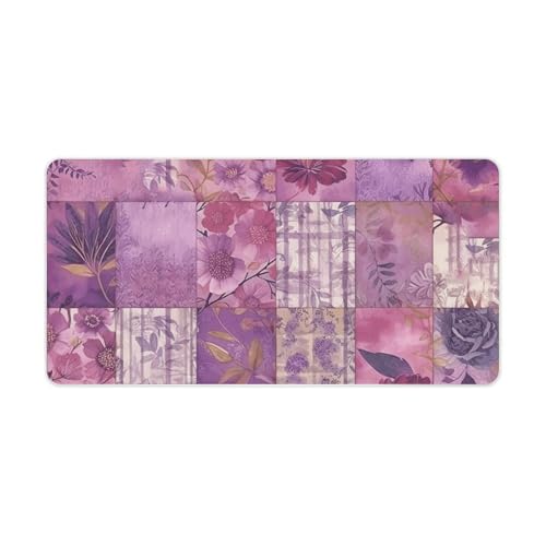 Tapis de souris de bureau anti-rayures violet pour protéger votre espace de travail