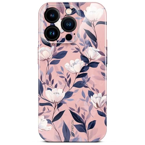 Coque fleurs iPhone 16 Pro protection caméra rigide fine ONEFLOW