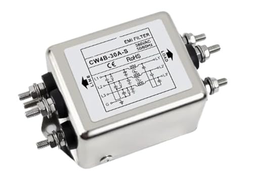 Filtro antiinterferencias CA 380V 30A CW4B-30A-S purificador de red trifásico