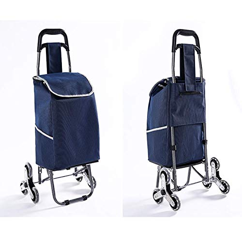 Einkaufstrolley, zusammenklappbarer Einkaufstrolley auf Rädern, abnehmbarer Tasche und faltbares Design, maximale… – Bild 8