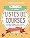 Listes de courses hebdomadaires: 52 fiches pour toute l'année | A aimanter sur le frigo | Format Large | cases préremplies | + un cadeau 4 fiches listes de course pour Noël