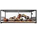 REPTI ZOO Reptile Tempered Glass Extra-Long Terrarium Habitats 48