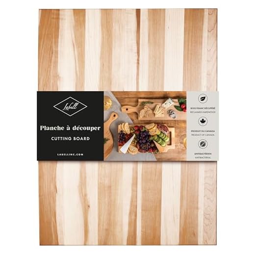 Labell Boards L18240 Large Reversible Canadian Maple Cutting Board