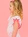 RuffleButts Girls UPF50+ Sun Protection Sleeveless Butterfly Sleeve/Waterfall One Piece Swimsuit - Bubblegum Pink Butterfly Garden Toile, 4T