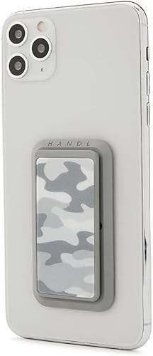 Miniatura 5 de HANDL New York Agarre y soporte de mango de camuflaje blanco para smartphone