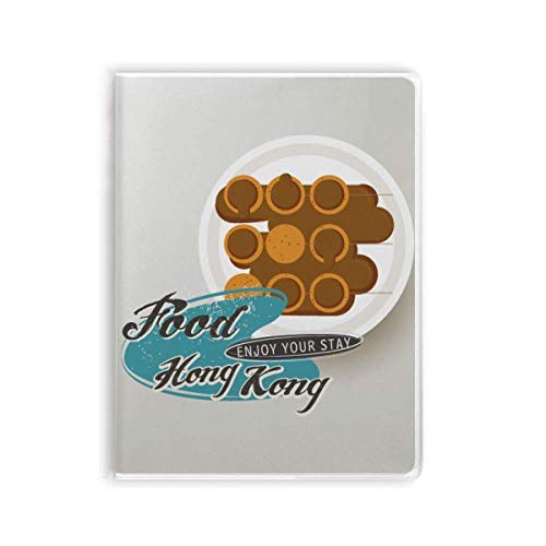 Hong Kong Fish Ball Carnet de notes souple au motif de porcelaine asiatique