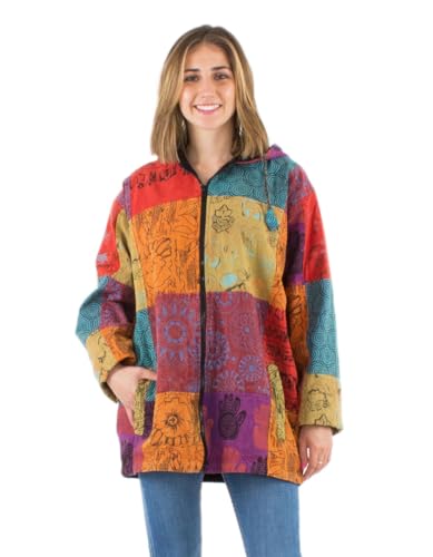 Veste patch baba cool Coline veste ethnique femme style hippie chic