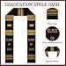 Kente Graduation Stole Class of 2025 - Kente Graduation Stole African American, Kente Sash 2025