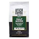 Utica Coffee Roasting Co. Decaf Half Moon | Specialty Flavored Medium Roast Ground Coffee | 16 Oz Reclosable Bag…