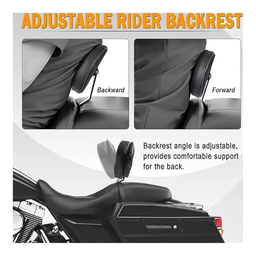 Dossier passager moto pour voyager en Touring Road Street Glide - 4