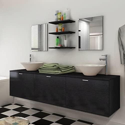 vidaXL-Set-Completo-de-Mobiliario-de-Bano-con-Lavabo-Pack-de-8-Unidades-Negro