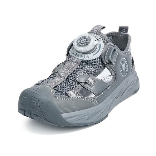 Boys Girls Sneakers Lightweight Tennis Shoes Running Walking Athletic Casual Shoes Beach Sandals Treading Water Ball Jointed Self Buckling No Lace Up