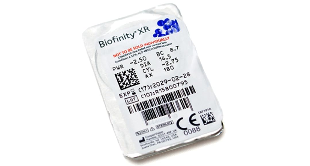 Biofinity XR, Linsen mit Überstärke XR Monatslinsen weich, 6 Stück / BC 8.60 mm / DIA 14.00 mm / +8.5 Dioptrien