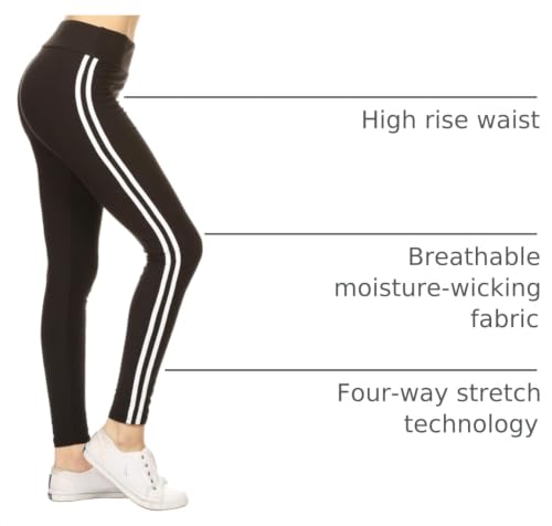 Image of Leggings Depot High Waisted Leggings for Women Buttery Smooth & Soft Women's Solid Yoga - Reg, Plus, 1X3X, 3X5X