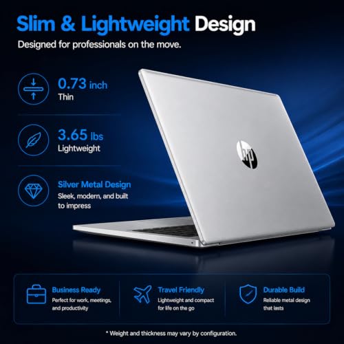 Image of HP 15.6 inch Touchscreen Laptop, 10-Core Intel Core 7 150U, 16GB RAM, 1TB SSD, FHD IPS Display, Privacy Camera, Numeric Keypad, Copilot AI Key, Wi-Fi 6, Windows 11