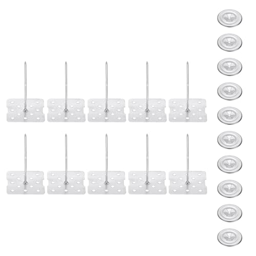 Goupilles d'isolation de 50 mm avec rondelles rondes pour panneaux muraux