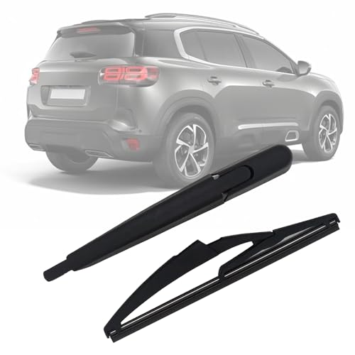 Bras D'essuie-glace Arrière Compatible avec Citroen C5 Aircross I C84 2017-2025, Essuie-glace Arrière et Bras, Kit de Balai D'essuie-glace de Voiture étanche 1638435580 116534 574590 4312711601