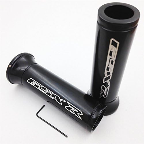 XKMT-Custom Handlebar Grips Compatible With Suzuki Gsx-R Gsxr 600 750 1000 Hayabusa Gsxr1300 Black [B00YWCM118]