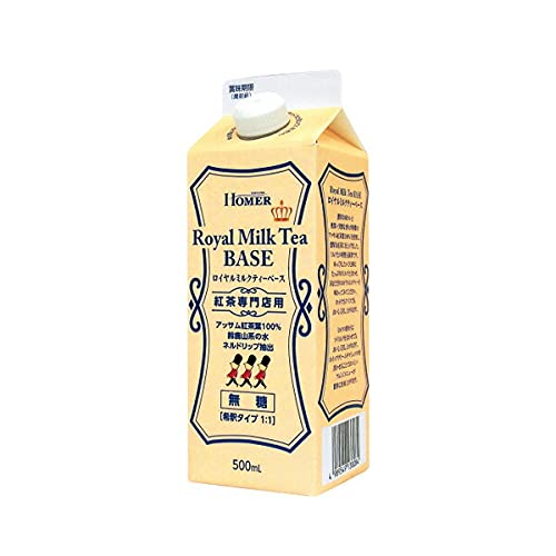 ホーマー 紅茶専門店用 ロイヤルミルクティー ベース 500ml紙パック×12本入