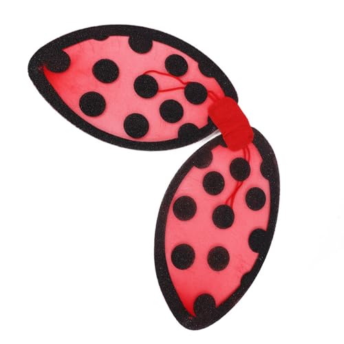 AMISENK Aile de coccinelle pliable pour un transport facile, convient pour l'imagination des enfants, les jeux, les fêtes, le divertissement. Aile confortable