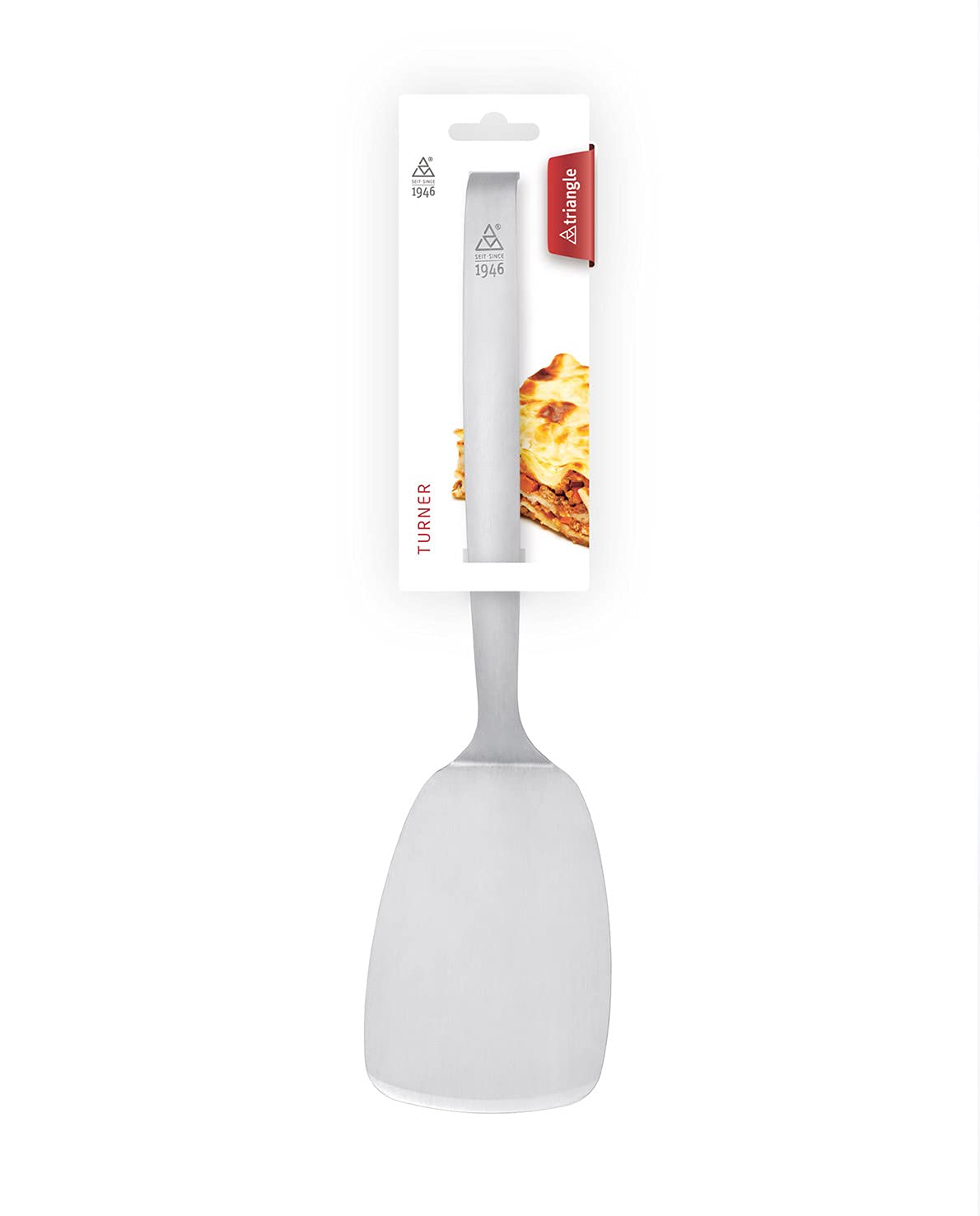 Espátula Profesional Triangle '1946' De Acero Inoxidable 18/10 – Estable, Para Voltear Alimentos Pesados