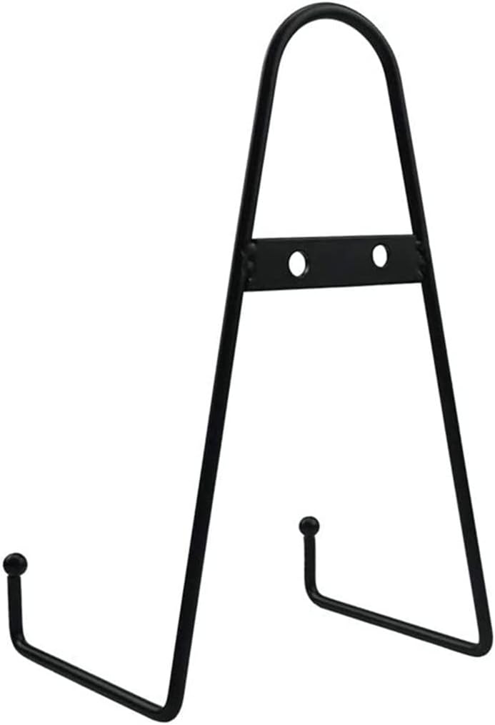 4 Pack Wall Mount Plate Display Stands, Medium Wall Easel Holder Plate Hanger Vertical Plate Stand Holders Wine Rack