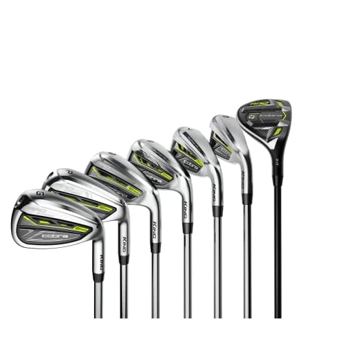 Cobra Golf 2021 Radspeed Combo Iron Set Satin Chrome-Black-Turbo Yellow (Men's Right Hand, UST Recoil 460 ESX, Senior Flex, 5-GW)