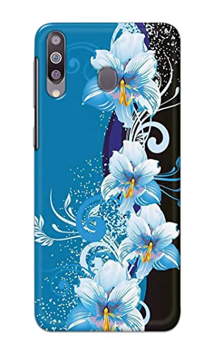 Image of PRINTFIDAA Beautiful Floral Design Printed Designer Hard Case for Samsung Galaxy M30 / Samsung A40s, SM-M305F / DS Back Cover -(e) RPM1006