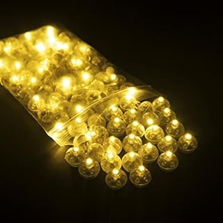 LED Balloon Lights, 100Pcs Mini Led Lights, Paper Lanterns Lights, Mini LED Lantern Lights, for Paper Lantern, Balloons, DIY Models in Halloween Christmas Wedding Party Birthday Decoration
