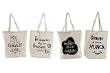 Next Door Item 2017 Bolsa de Tela y de Playa, 43 cm, Crudos