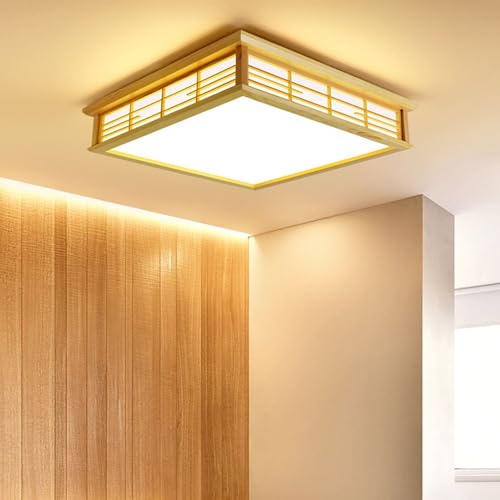 Plafón LED inteligente regulable en 3 tonos de luz para techos de madera 5