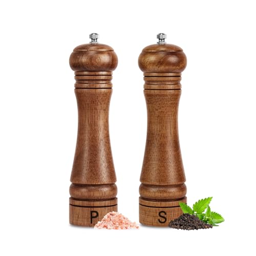 Haomacro Solid Oak Wood Grinder Set