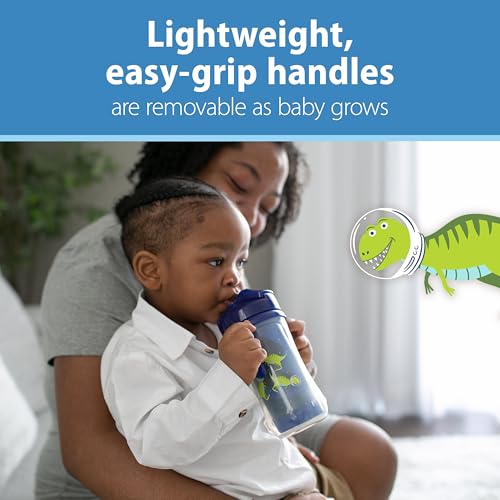 Dr. Brown's Milestones Insulated Sippy Cup, Blue, 2-Pack - image 8