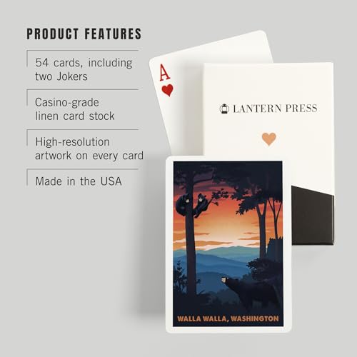 Lantern Press Naipes Póker Tamaño Oficial 52 Cartas miniatura 3