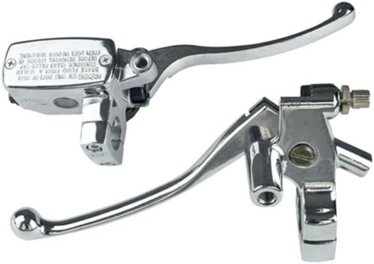 Motorcycle Handlebar LeversLever 25mm 1" Left Right Motorcycle Handlebar Hydraulic Brake Clutch Master Cylinder Reservoir Levers for Valkyrie GL1500 for Shadow
