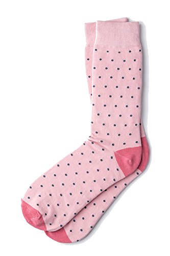 Men's Hipster Polka Dots Novelty Crew Dress Socks