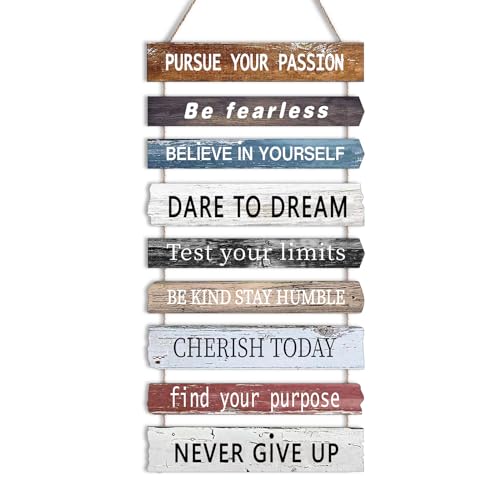 Joyhawk Motivational Wall Art Decor with Positive Quotes, Inspirational Wall