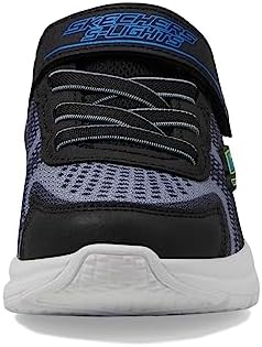 Skechers Kids Boy's Tri-Namics Sneaker, Black/Yellow/Blue, 9 Toddler | Image 5